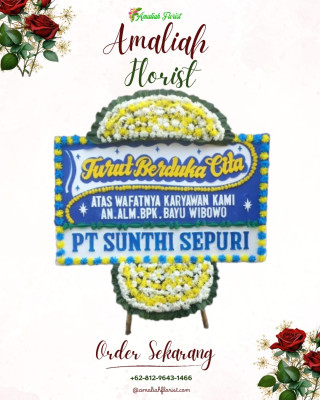 Papan Bunga Duka di Silaen